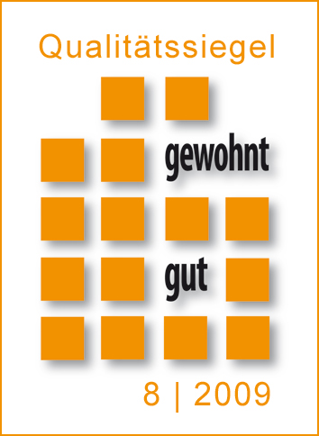 Qualitätssiegel „Gewohnt gut – Fit für die Zukunft“