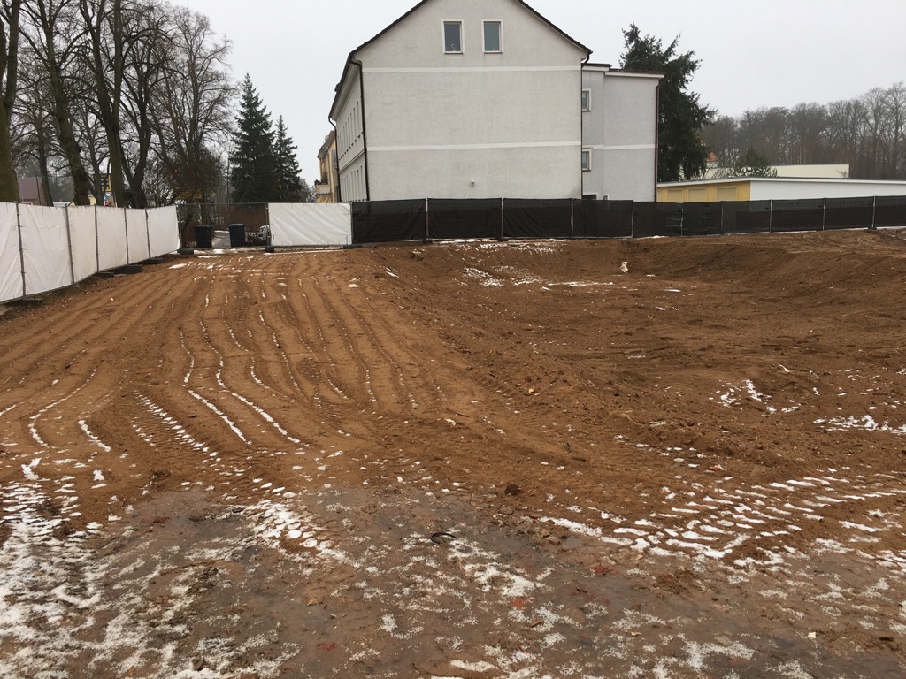 Gelände nach dem Abriss